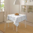 thumbnail image 4 of Wukai Poodle Dog Waterproof Tablecloth for Kitchen Dining, Fits Square Tables for 2-4 Seats -54"x54", 4 of 7