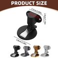 thumbnail image 3 of Adjustable Magnetic Door Stopper (Punch Floor Catch, Heavy-Duty Holdback), Silver, Black Strong Magnetic Door Stop, Punch Design For Bottom Of Door, Upgrade For Stability, Meiiso, 3 of 8