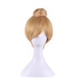 thumbnail image 3 of Anime Cos Wig Princess Bun Blonde Synthetic Hair Straight Short Cosplay Costume for Tinker Bell, 3 of 4