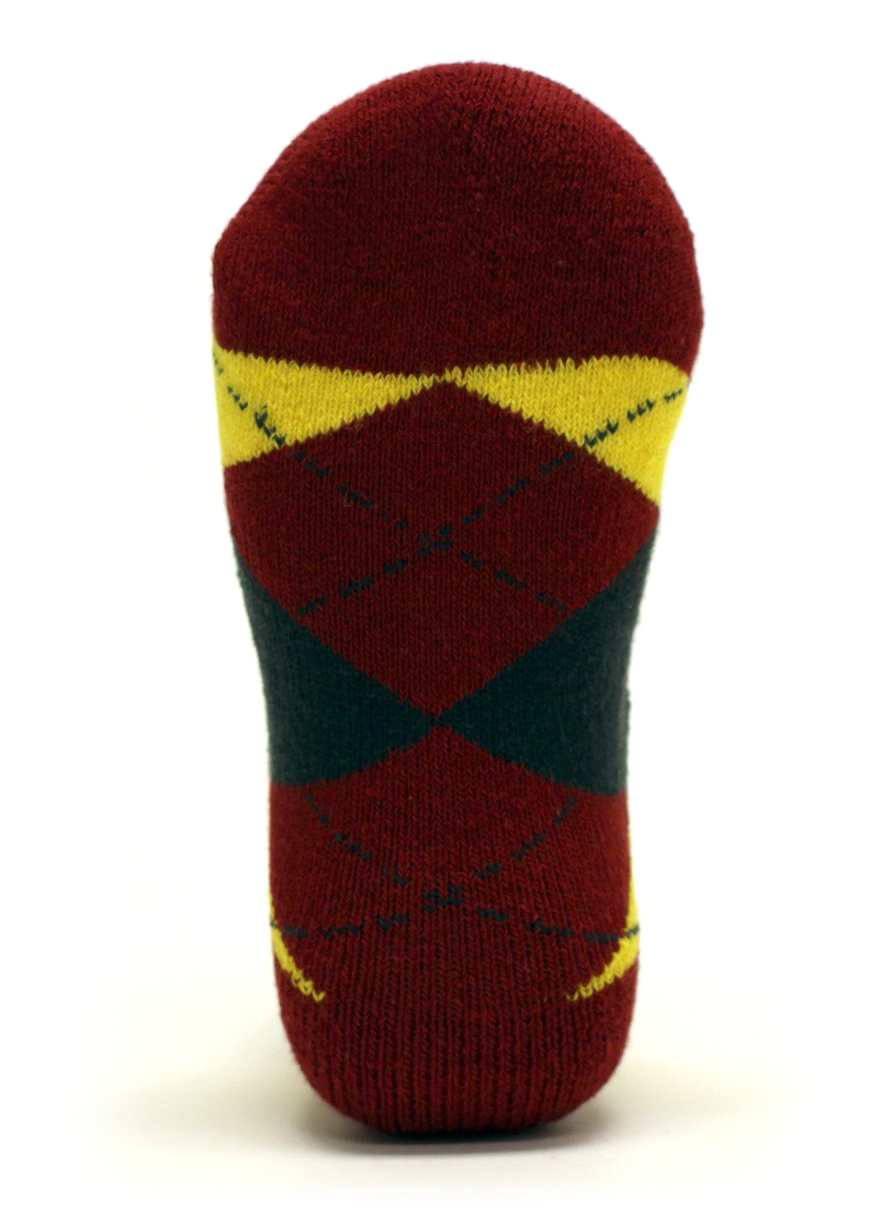 Iowa State Cyclones Child Argyle No Show Sock - Donegal Bay - Unisex - Child - No-Show