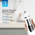 thumbnail image 3 of Limpiador Dental Waterpulse Blanco Waterpulse Irrigador bucal eléctrico Waterpulse Portable Water Flosser, 3 of 4
