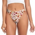 thumbnail image 1 of Balery Fall 70s Groovy Hippie Tangas de Algodón para Mujer con Estampado – Ropa Interior Sexy, Transpirable, G-string-Medium, 1 of 6