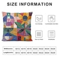 thumbnail image 5 of YINGXI Painting Abstract Art Square Decorative Cushion Covers for Sofa Couch Car 22x22in, 5 of 5
