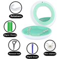 thumbnail image 4 of Retainer Case, Slim Aligner Case With Vent Holes And Mirror Compatible With Invisalign Night Guard And Mouth Guard, 4 of 5