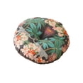 thumbnail image 2 of Cojín de suelo tipo tatami, suave, cómodo y decorativo, cojín circular para silla, para dormitorios, oficinas, jardines y balcones Patrón de árbol de coco, 2 of 9