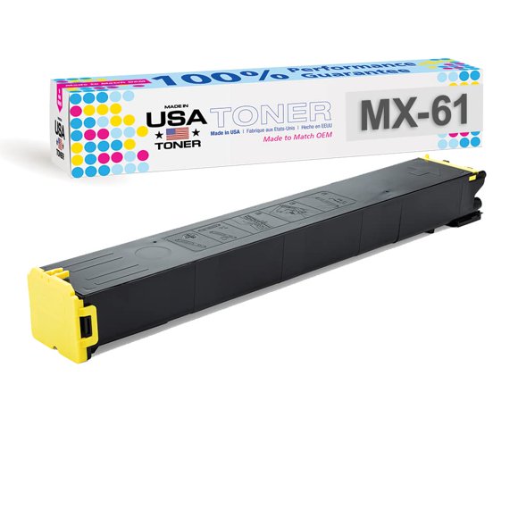 Tóner amarillo MX-61NT compatible, 1 pieza