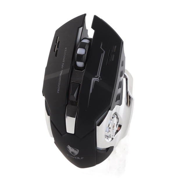 PC Mouse Ergonómico Silencio 1200 1600 2400 DPI Ratón Mecánico Inalámbrico Para Que Funcione Los Juegos De PC Que Funcionan
