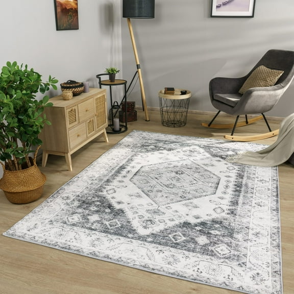 Paco Home Washable Area Rug Vintage Design with Oriental Pattern - 2'8" x 4'11" (3'x5')