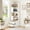 White, variant on Fnova 70" Conner Bookcase with 4-Tier Open Display Storage Shelves 2 Drawers, Large Book Shelf Bookcase Bookshelf for Living Room, Home Office, Bed Room