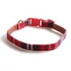 thumbnail image 3 of Nuevo collar para perro con cuadros escoceses británicos de Aminger, collar con nudo de lazo y hebilla para mascotas, 3 of 5