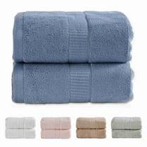JML Bath Towel Sets, 2 Piece Bamboo Towels, Ultra Soft Touch and Absorbent Towels 27 x 55 inches (Tan)