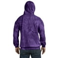 thumbnail image 3 of Adult Tie-Dyed Pullover Hooded Sweatshirt - SPIDER PURPLE - 2XL, 3 of 3