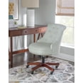 thumbnail image 4 of Linon Sinclair Manager's Chair with Adjustable Height & Swivel, 275 lb. Capacity, Mint Green, 4 of 7
