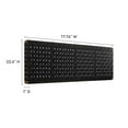 thumbnail image 6 of Sparta Weave Wall-Mount Vegan Leather King Headboard in Walnut Black, 6 of 7