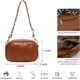 thumbnail image 4 of LHSHID Crossbody Bags for Women Small Design Leather Crossbody Camera Bag Shoulder Purse with Guitar Strap, 4 of 7