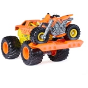 Monster Jam El Toro Loco Monster Truck and Dirt Bike Vehicle 2-Pack, 1:64 Scale