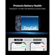 INIU Portable Charger, Ultra Mini 10000mAh 45W Fast Charging with Detachable Cable, Flight-Safe Travel USB C Power Bank for iPhone 17 16 Samsung S26, Google Pixel iPad etc, Black