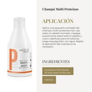 Salerm Cosmetics HAIRLAB MULTI-PROTEIN STRENGTHENING 2-PIECE KIT for Damage Hair, Shampoo 10.6oz + Balsam 9.8oz