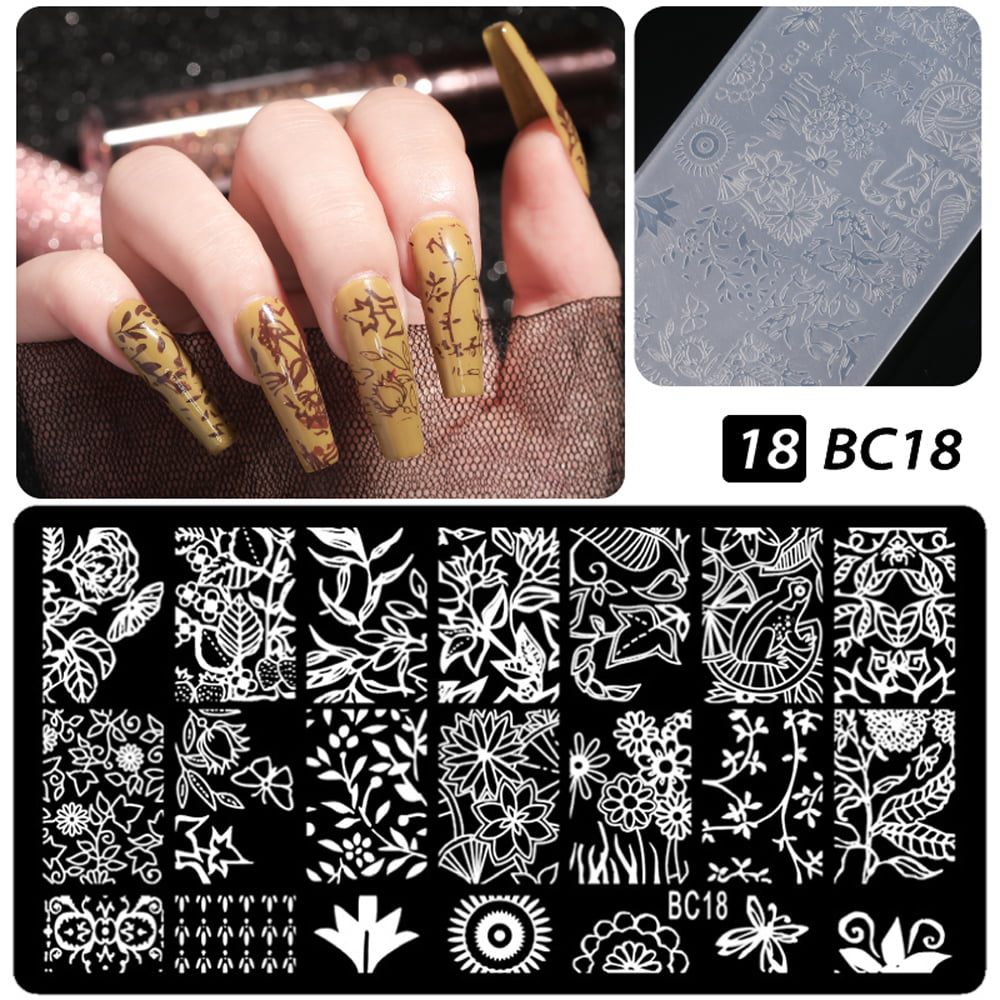 Buy Royalkart Nail Art Kit for women 5 Nail Stamping Plate With Nail Stamper  Scraper, 4 sided Nail BUffer Gift For Girl Online at Best Prices in India -  JioMart.