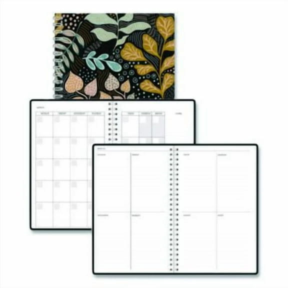 House of Doolittle HOD212147 Recycled Non-Dated Monthly & Weekly Planner, Fall Floral - Multi Color Cover