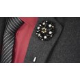 thumbnail image 3 of 2 Pcs Épingle de Revers Strass Mode Créative Épingle de Corsage Épingle Broche de Revers pour Hommes, 3 of 10