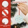 thumbnail image 4 of KLL Transport Travel Pattern Acrylic Christmas Ornaments,1 PCS Xmas Tree Decor with Ribbon 3" Christmas Décor Christmas Pendant for Hanging on Tree & Party Favors-Hexagon, 4 of 7