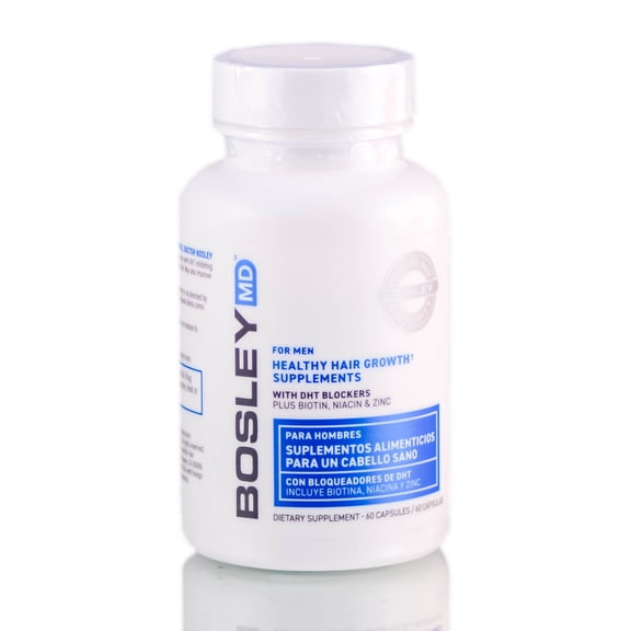 Bosley MD Healthy Men Hair Growth Supplements - 60 Caps