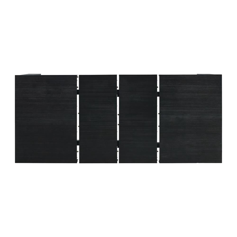 Picket House Furnishings Jasper Dining Table in Black Wood