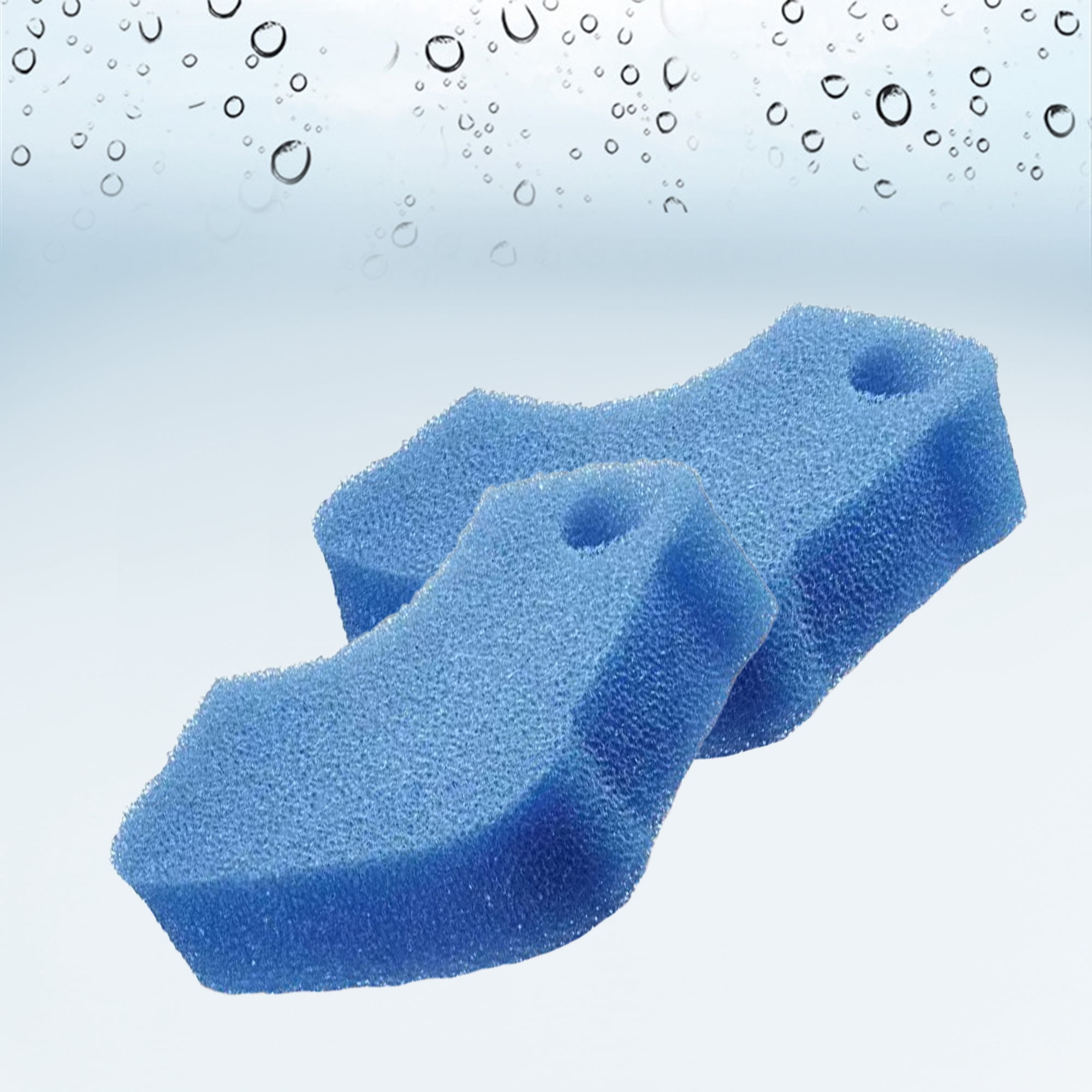 Genligt Replacement Blue Aquarium Bio Sponge Foam Filter Pads Suitable for BioMaster 250 350 600 Canister Filters, 3 Pack