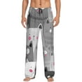 thumbnail image 2 of Goofa Cats Group Printed Soft Pajama Pants for Men, Wide Leg Comfy Casual Lounge Yoga Pants-Small, 2 of 9