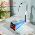 thumbnail image 2 of Grifo eléctrico doméstico de agua caliente sobre el agua del tesoro de la cocina pequeña de calentamiento instantáneo del baño, 2 of 2