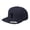 Navy, variant on Snapback Hat for Men Flat Brim Hats Alien Peace Sign and Symbol Embroidered Flat Bill Hat Acrylic Dark Grey Design Only