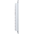 thumbnail image 3 of 08"W x 14"H Quarter Round Top Right (13"W x 19"H Frame Size): Functional, PVC Gable Vent w/ 1" x 4" Flat Trim Frame, 3 of 14