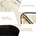 thumbnail image 5 of FORMRS Makeup Bag Travel Cosmetic Organizer for Women Fold Flat Zipper Pouch with Handle, Forest Pastel, 5 of 8