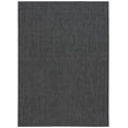 thumbnail image 2 of SAFAVIEH Beach House Jacinth Solid Indoor/Outdoor Area Rug, Black, 5'3" x 7'6", 2 of 16
