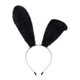 thumbnail image 3 of 2 Diademas Largas Con Orejas De Conejo Para Cosplay, Color Negro Y . negro Hugo sombreros de cosplay, 3 of 9