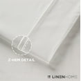 thumbnail image 4 of 100% Cotton Percale Sheets Twin Size, White, Deep Pocket, 3 Piece - 1 Flat, 1 Deep Pocket Fitted Sheet and 1 Pillowcase, Crisp Cool and Strong Bed Linen, 4 of 7