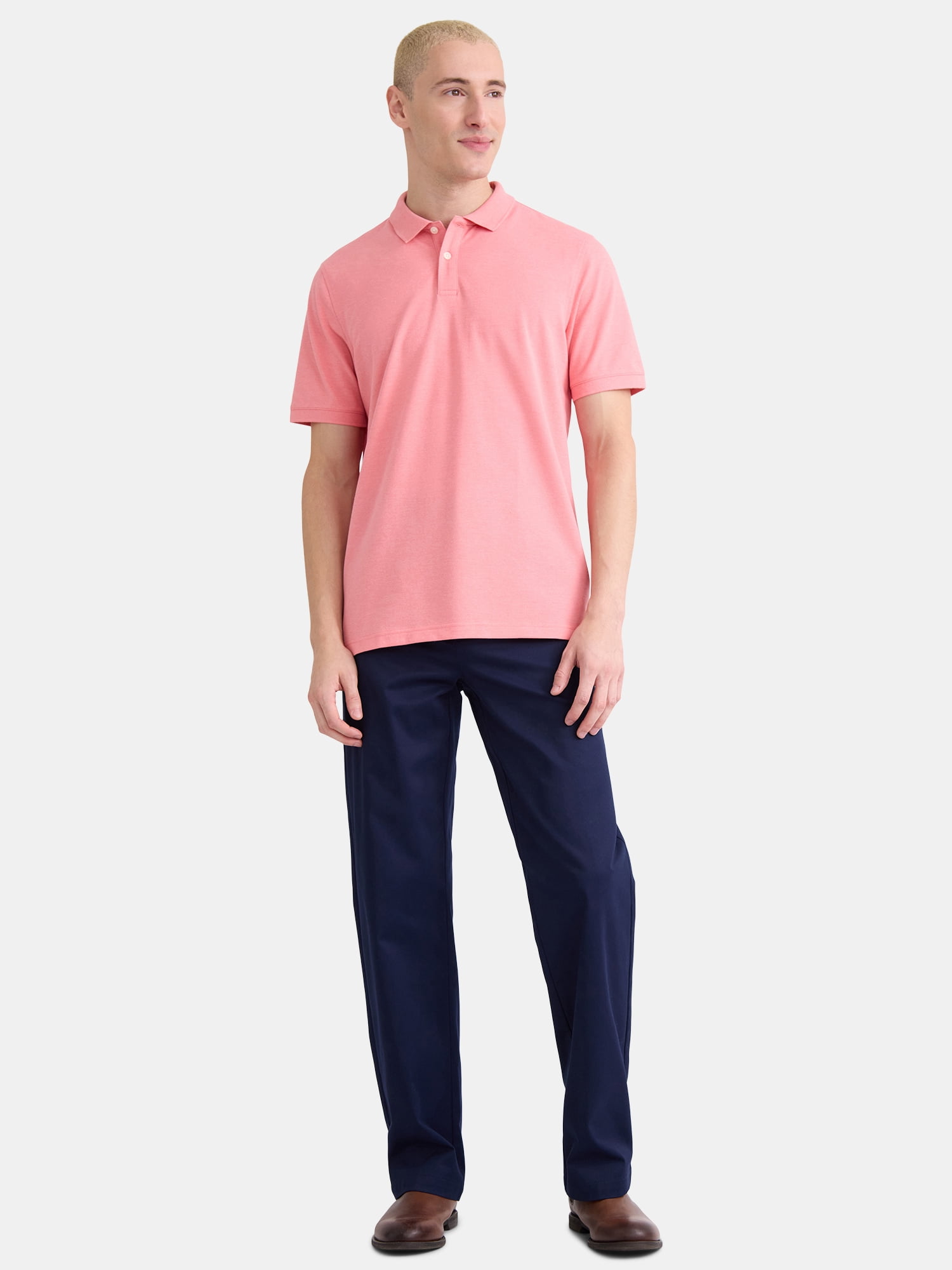 George Men’s and Big Men’s Pique Polo Shirt, Sizes S-3XL
