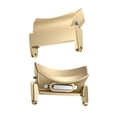 thumbnail image 3 of Conector metálico de liberación rápida de acero inoxidable para Samsung Galaxy Watch 4 5 6 Oro, 3 of 9