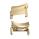 thumbnail image 3 of Conector de banda, metal de acero inoxidable premium para 4 5 6 Oro, 3 of 10