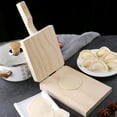 thumbnail image 4 of Dumpling Skin Wooden Dumpling Making Molddumpling Skin Pressing Plate Dumpling Portable Manual Dumpling Maker Dumpling Wrapping Tools For Dumplings Pasta Vacuum Forming compatible with Machine Molding, 4 of 9