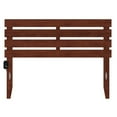 thumbnail image 3 of Pemberly Row Farmhouse Solid Wood Full Headboard w/ USB Turbo Charger in Walnut, 3 of 3