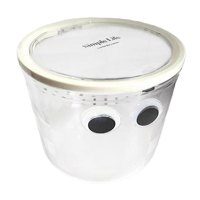 veasfak Boîte de Rangement pour Accessoires Cheveux Conteneur Mignon pour Épingles à Cheveux Nœuds Chouchous 16.5cmx14cm