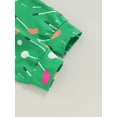 thumbnail image 6 of Bagilaanoe 3pcs Newborn Baby Boys Summer Outfits Pants Set Print Short Sleeve Romper Tops + Leggings + Hat 3M 6M 12M 18M Infant Casual Clothes, 6 of 7