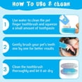 thumbnail image 4 of Cepillos Dentales Walquicks Blanco para Perro y Gato con Eliminación de Placa y Sarro, 4 of 7
