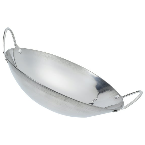 Toyvian 1Pc Double Ear Stainless Steel Pot Practical Kitchen Stockpot