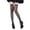 Black 2, variant on FAIWAD Women's Velvet Tights Opaque Thigh High Stockings Seamless Stretch Over the Knee Footed Socks