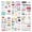 G001- Multicolor, variant on 6 Sheets Sentimental Family Adhesive decals, Boasting Vibrant Typography, Heart Shapes & Affectionate Phrases, for Family Photo Album, Scrapbook Album, Love Stickers for