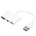 thumbnail image 2 of Adaptador USB 3.0 A 3,5 Mm, Adaptador 3 En 1 Diseño Multifuncional Experiencia De Actualización Plug And Play Para Varios Dispositivos Inteligentes, 2 of 8