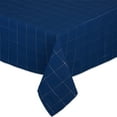 thumbnail image 2 of Blue Metallic Windowpane Tablecloth 52x52, 2 of 3
